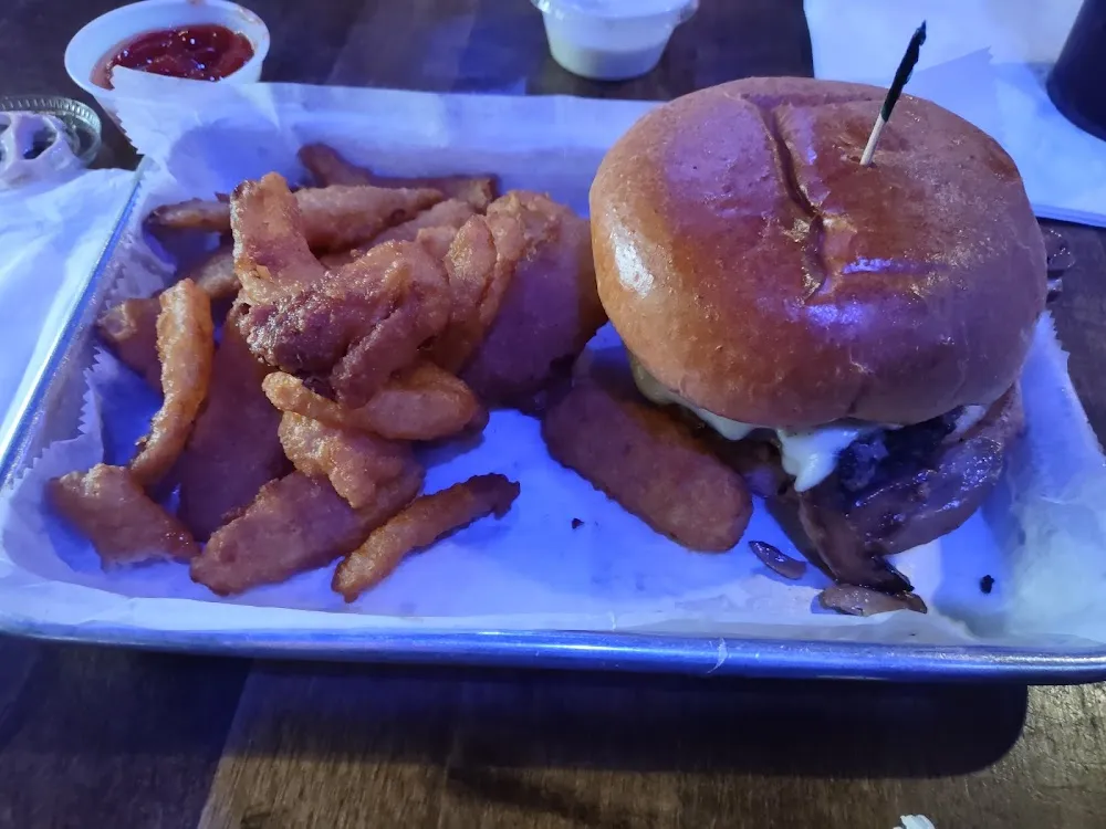 Mushroom Swiss Burger